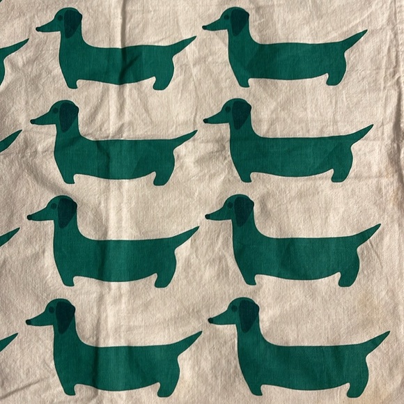 Dachshund Kitchen Towel. Small Stain,Look at pics. - Picture 3 of 6